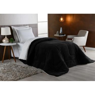 Imagem de Edredom Sherpa Cobertor e Coberdrom Solteiro Grosso Cores - Empório do