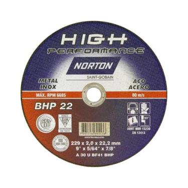 Imagem de Disco De Corte, 229 Mm X 2 Mm X 22,2 Mm, Bhp 22 Norton Ostenvonder