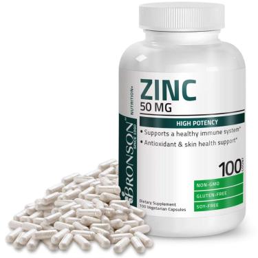 Imagem de Suplemento Bronson Zinc 50Mg Complex (Óxido De Zinco 50% E Zinco-Unissex