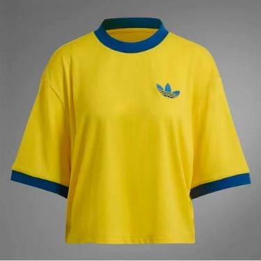 Imagem de Camiseta Feminina Oversized Adicolor 70S Adidas IB2060-Feminino