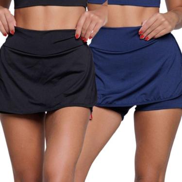 Imagem de KIT 2 Short Saia Fitness Vekyo Roupa de Treino Tapa Bumbum-Feminino