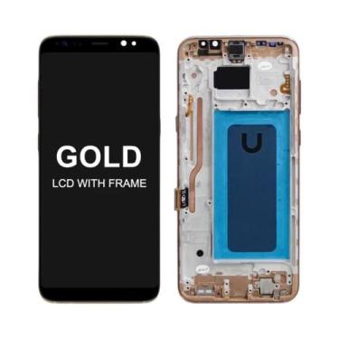 Imagem de Tela LCD Samsung Galaxy S8 plus Com Aro De Substituição Para S8+ G955 