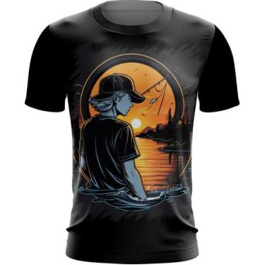 Imagem de Camiseta Dryfit Pesca Esportiva Pôr do Sol Peixes 23 - Kasubeck Store®