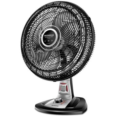 Imagem de Ventilador de Mesa Mondial VTX-40-8P-RP 40cm Preto e Prata - 110v