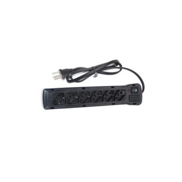 Imagem de Filtro de Linha para 6 Tomadas Bivolt Preto - Fiolux