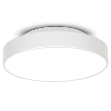 Imagem de Plafon para 2 Lâmpadas Redondo 25cm 7651 JD Molina Branco
