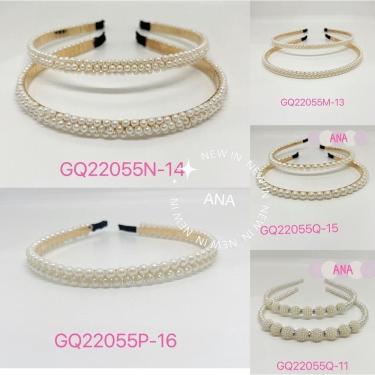 Imagem de Kit Tiara de Pérolas OEM Kit 5tiara Pérolas em Pérola para Cabelo em 1 Cor para Mulheres e Meninas