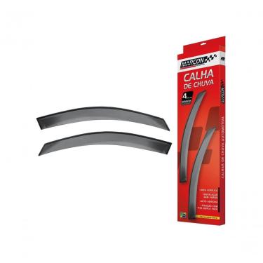 Imagem de Calha de Chuva Automotiva para Vidros Dianteiros Modelo GM-161 Compatível com Chevrolet Montana 2011 2 Portas Proteção