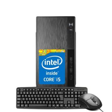 Imagem de Computador Intel Core i5, 8GB Ram, SSD 240GB, Kit Teclado, Mouse, Wind
