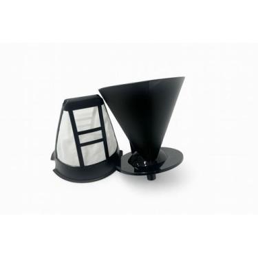 Imagem de Porta filtro + coador de café permamente preto Micromax
