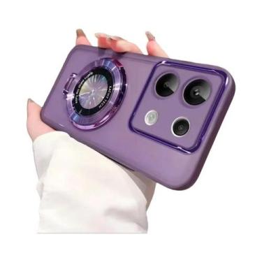Imagem de Capa De Telefone Magnética Transparente Com Suporte Para MOTO Edge 60 