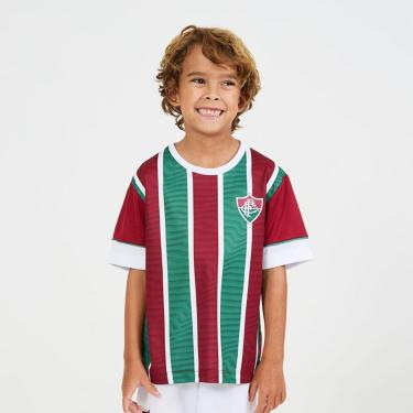 Imagem de CAMISETA FLUMINENSE CHIADO INFANTIL VINHO/BRANCO/VERDE 04-Unissex