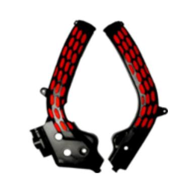 Imagem de Protetor De Quadro Amx Ktm 2T 4T 16/19 Mxf, Preto, Vermelho