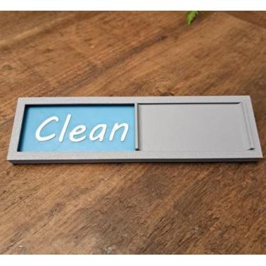 Imagem de placa indicadora de lava-louças limpa/suja para sua casa Slider Indica