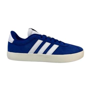 Imagem de Tênis Adidas VL Court 3.0 Masculino IF4458 Azul + Branco, 37, Azul, Br