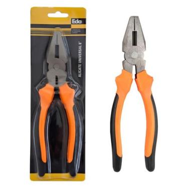 Imagem de Alicate universal eda 8" laranja/preto