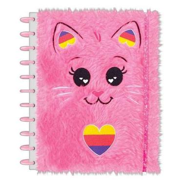 Imagem de Caderno Tilidisco Inteligente Pelúcia Purrfect Cats 10 Matérias - Tili