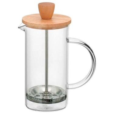 Imagem de Cafeteira Prensa Francesa Balzac Tampa de Bambu 600ml - Hetai