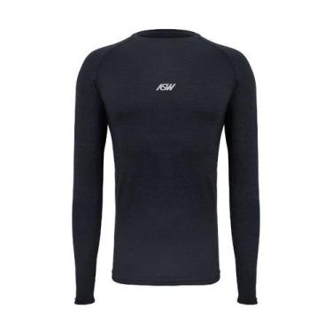 Imagem de Asw camisa segunda pele cell 30 (verão), Preto, P