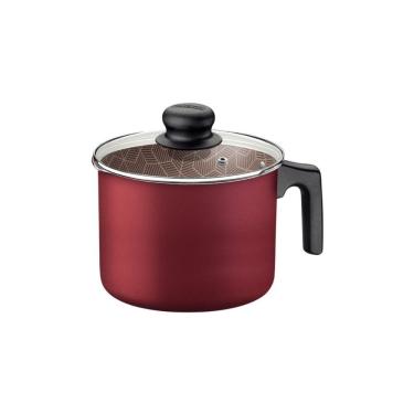 Imagem de Fervedor Paris 2,7L em Alumínio com Revestimento Antiaderente Starflon Max para Cozinha Vermelho Tramontina