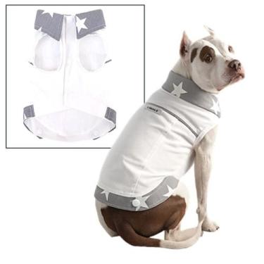 Imagem de Roupa de Ano Novo Pet Reveilon Para Cães Grande Porte Tam 12 Cor:Branc