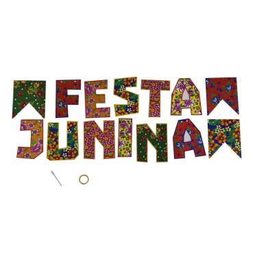 Imagem de FAIXA F JUNINA/VIVA SAO JOAO 5M 15CM FST