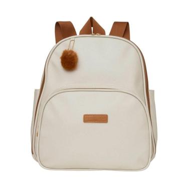 Imagem de Mochila de Maternidade Pirulitando Baby Amor De Mãe OffWhite