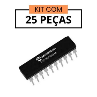 Imagem de Dip-20  Pic16f1507-i/p - Kit 25 Peças - MICROCHIP
