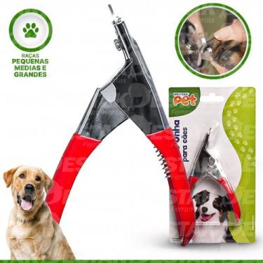 Imagem de Alicate Tesoura Cortador De Unha Pet Western Western, Vermelho, 13cm