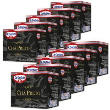 Imagem de Chá Preto Dr. Oetker Kit 10 caixas de 18g - 100 saquinhos