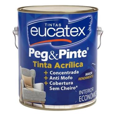 Imagem de Tinta Acrílica Parede Antimofo 3,6L Eucatex Verde Piscina