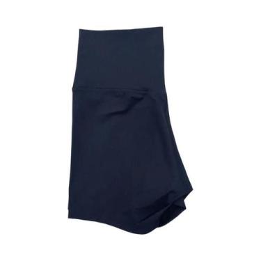 Imagem de Shorts De Yoga Femininos De Cintura Alta, Cor Sólida, Leggings De Trei