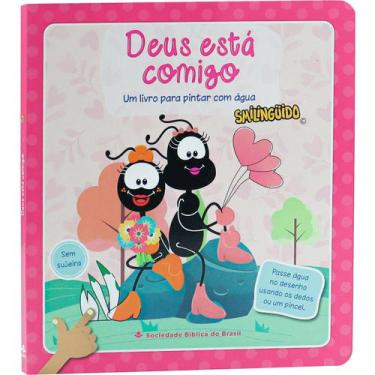 Imagem de Deus Está Comigo  Um Livro Para Pintar Com Água  Smilinguido - Editora