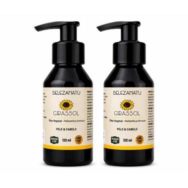 Imagem de Kit 02 un Óleo Vegetal de Girassol 120ml  100% Puro  BelezaNatu