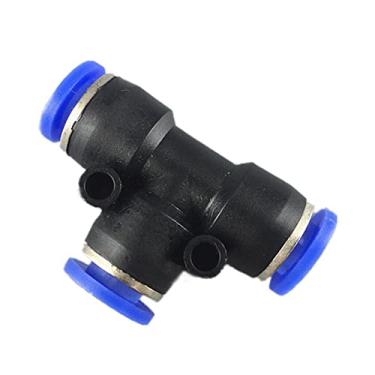 Imagem de 10. PCS/LOTE Os acessórios pneumáticos t tee apagamento no conector de articulação rápida PE4 PE6 PE8 PE10 PE12 YYDFPIIA (Color : PE4mm)