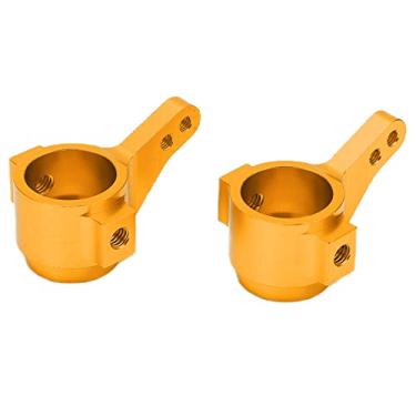 Imagem de Copo de direção RC, blocos de direção resistentes à corrosão e antiferrugem para carro de controle remoto Tamiya CC01 1/10(laranja)