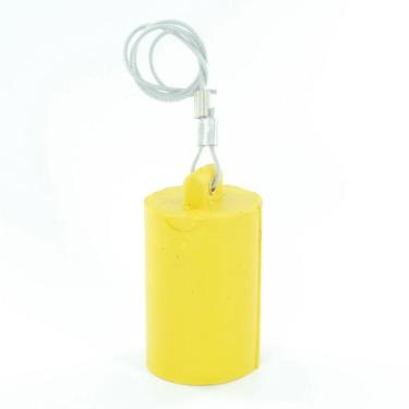 Imagem de Leviton 17P22-Y fêmea, tampa protetora, para série 17, grau industrial, conector tipo cam, amarelo