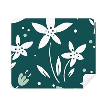 Imagem de Pano de limpeza de tinta verde branca para flores, 2 peças, tecido de camurça