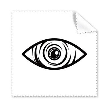 Imagem de Pano de limpeza preto para decoração de olhos, 5 peças