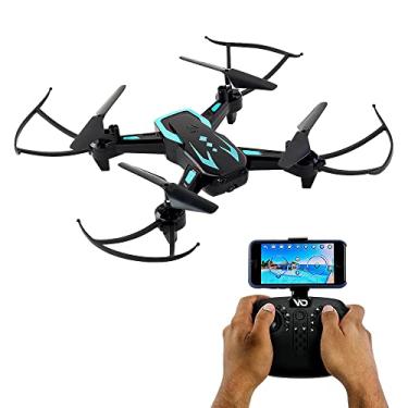Imagem de Drone Quadricóptero Techspy C/ Câmera Preto E Azul Polibrinq