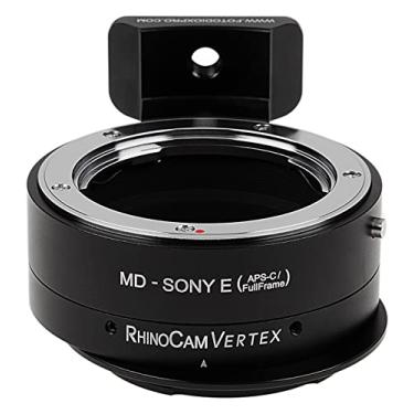 Imagem de Adaptador de costura rotativa RhinoCam Vertex, compatível com lente SLR Minolta Rokkor (SR/MD/MC) para câmeras sem espelho Sony Alpha E-Mount