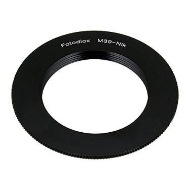 Imagem de Adaptador de montagem de lente Fotodiox compatível com lentes M39/L39 (x1mm pitch) para câmeras Nikon F-Mount