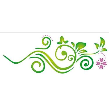 Imagem de Stencil 10X30 Opa Arabesco Flor 959