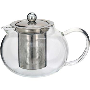 Imagem de ANTELLA CHALEIRA 13x14x18cm 800ml BOROSILICATO TRANSP COM INFUSOR