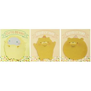 Imagem de Wrapables Notas adesivas fofas de pelúcia (conjunto de 3)