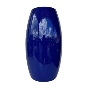 Imagem de Decoração sala rack vaso centro de mesa azul moderno decor