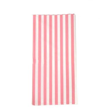 Imagem de (Pink Stripe) - oocc 2 Pcs Disposable Table Cover Striped Plastic Tablecloth Thickened Rectangle Tablecover for Kitchen Picnic Wedding Birthday Party Baby Shower Catering Events, 140cm x 270cm (Pink Stripe)