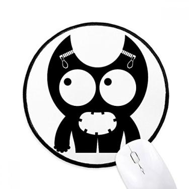 Imagem de DIYthinker Universo Alienígena monstro alienígena criatura mousepad desktop escritório tapete redondo para computador