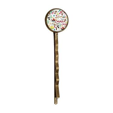Imagem de China Bamboo Lantern Panda Retro Metal Hair Bobby Pin Headwear