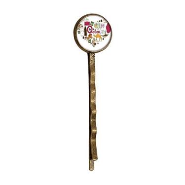 Imagem de Qatar Love Heart Landscap Bandeira Nacional Retro Metal Hair Bobby Pin Headwear